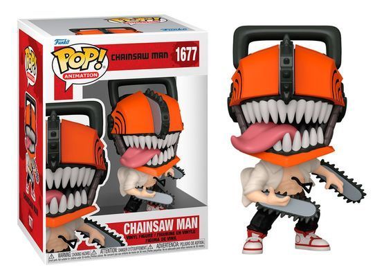 Вінілова фігурка Людина-бензопила w/CH(BD) Chainsaw Man (№1677) Funko POP! Animation 80324
