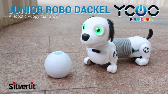 Уцінка Інтерактивний робот-цуценя з керуванням жестами YCOO Robo Dackel Junior Silverlit 88578