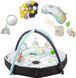 Детский коврик двухсторонний 3в1 Day&Night, бассейн с шариками MoMi MAED00016