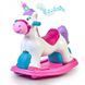 Гойдалка-каталка Єдиноріг 2в1 Baby Unicorn Feber FED35000 реалістичний звук