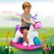 Гойдалка-каталка Єдиноріг 2в1 Baby Unicorn Feber FED35000 реалістичний звук