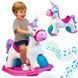 Гойдалка-каталка Єдиноріг 2в1 Baby Unicorn Feber FED35000 реалістичний звук
