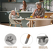 Стульчик для кормления 2в1 Kinderkraft Fini 2 KHFINI02GRY0000 Grey