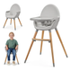 Стульчик для кормления 2в1 Kinderkraft Fini 2 KHFINI02GRY0000 Grey