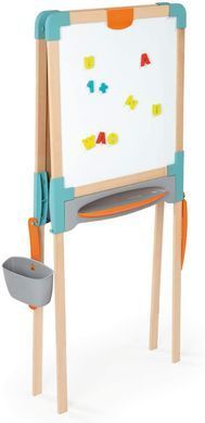 Двосторонній дерев'яний мольберт Веселе навчання Smoby Wooden Board 410401