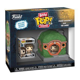 Набор игровых фигурок Bitty POP! Town The Lord of the Rings - Frodo Baggins and The Shire 83685