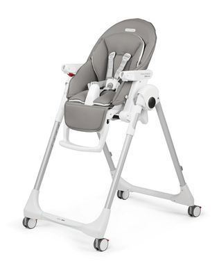 Стульчик для кормления с функцией шезлонга Peg-Perego Prima Pappa Follow Me Ice IH01000000BL73 серый
