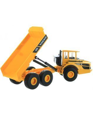 Металева машинка Самоскид серії Construction (1:50) Volvo A25G Bburago 18-32085