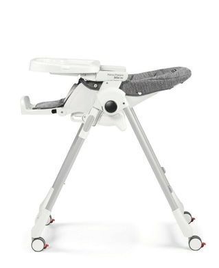 Стульчик для кормления с функцией шезлонга Peg-Perego Prima Pappa Follow Me Ice IH01000000BL73 серый