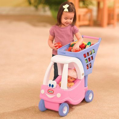Дитячий візок для продуктів Princess Cozy Coupe Shopping Cart Little Tikes 170317