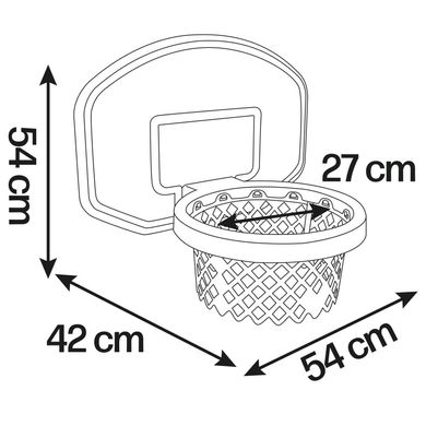 Навесное баскетбольное кольцо Basketball Smoby 820700 от 3 лет