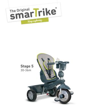 Уцінка. Триколісний велосипед Explorer 5 в 1 Smart Trike 8200900 сірий