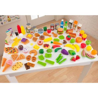 Великий ігровий набір продуктів Food Set 115 елементів Kidkraft 63330