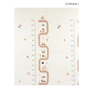 Уценка Детский складной, двусторонний термоковрик (200х180 см) Poppet PP035-200