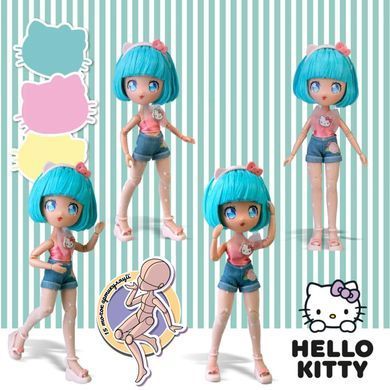 Ігровий набір&nbsp;4SF Manga Dolls серії Hello Kitty Красуня Пінк на скутері HKTF3000