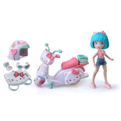 Ігровий набір&nbsp;4SF Manga Dolls серії Hello Kitty Красуня Пінк на скутері HKTF3000