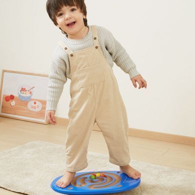 Сенсорная деревянная доска для балансировки с лабиринтом Trace and Balance Viga Toys 50668
