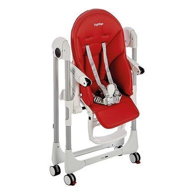 Стульчик для кормления с функцией шезлонга Peg-Perego Prima Pappa Follow Me Ice IH01000000BL73 серый