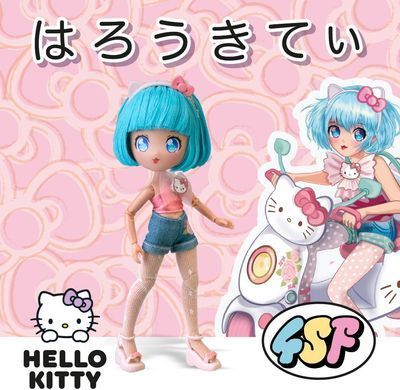 Ігровий набір&nbsp;4SF Manga Dolls серії Hello Kitty Красуня Пінк на скутері HKTF3000