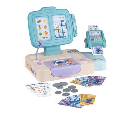 Ігрова каса супермаркету Disney Stitch Smoby 7600350119 з аксесуарами