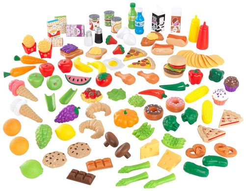 Большой игровой набор продуктов Food Set 115 элементов Kidkraft 63330