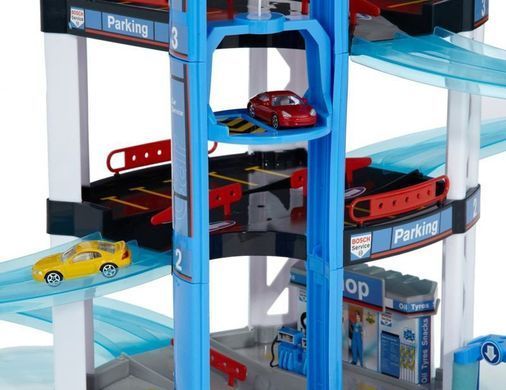 Игровой набор паркинг 5 уровней Bosch Car Service Theo Klein 2813 с двумя машинками