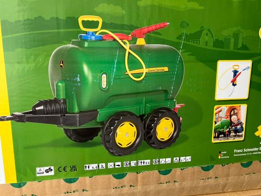 Причіп-цистерна з насосом до дитячого трактора John Deere Rolly Toys 122752