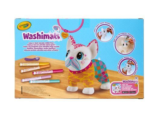Уцінка Набір для творчості Великий Вілбур Washimals Jumbo Pets Crayola 74-0227 з фломастерами