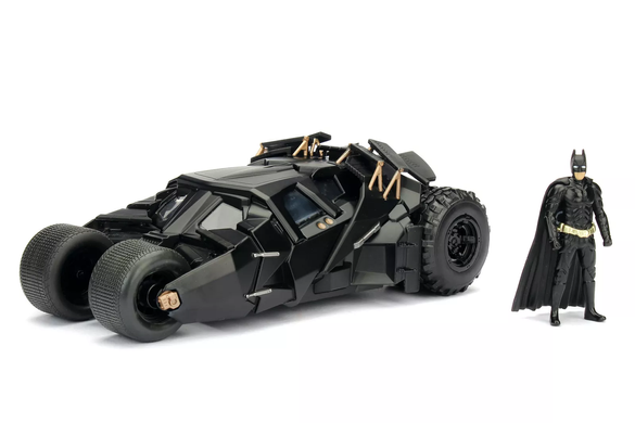 Металева машина Бетмобіль 1:24 Темного лицаря 2008 з фігуркою Бетмена Jada Toys 253215005