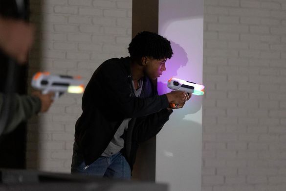 Набір для лазерних боїв Laser X NXT Double Blasters з сенсорним керуванням для двох гравців NSI 87728