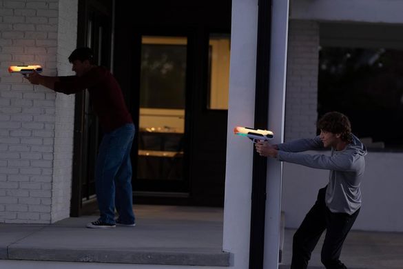 Набір для лазерних боїв Laser X NXT Double Blasters з сенсорним керуванням для двох гравців NSI 87728