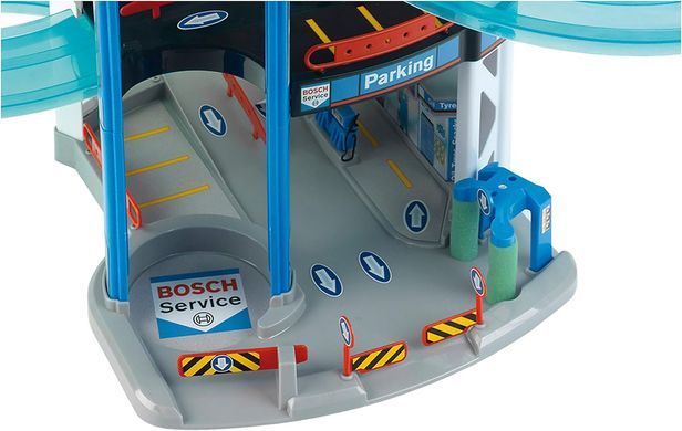 Игровой набор паркинг 5 уровней Bosch Car Service Theo Klein 2813 с двумя машинками