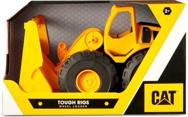 Іграшковий навантажувач Cat Tough Rigs Wheel Loader Важка техніка (38 см) Funrise 82033