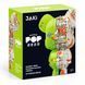 Конструктор JAKI Maker POP Magnet Bear серія Кіберпанк ведмедики Магнітний вайб JK6250-3 зелений