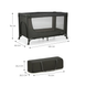 Кровать-манеж Kinderkraft Joy Light Grey KLJOYLIGRY00000