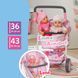 Трехколесная коляска 2 в 1 для куклы Baby Born Deluxe Pram Flowers Zapf Creation 841082