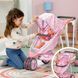 Трехколесная коляска 2 в 1 для куклы Baby Born Deluxe Pram Flowers Zapf Creation 841082