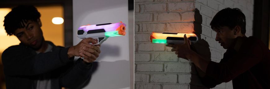 Набір для лазерних боїв Laser X NXT Double Blasters з сенсорним керуванням для двох гравців NSI 87728