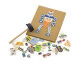 Набор для творчества Деревянная аппликация Робот Viga Toys Tack Zap Robots 50335