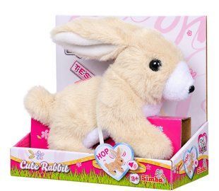 Интерактивная играшка Chi Chi Love Кролик Cute Rabbit Simba 5893456 ходить, есть, ворушить вухами та носиком