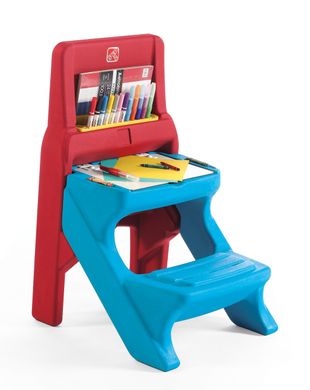 Парта з сидінням та дошкою для творчості Art Easel Desk Step2 811000