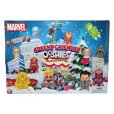 Адвент-календар Marvel набір ігрових фігурок (24 фігурки) Ooshies 23296