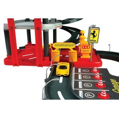 Игровой набор Гараж Ferrari Parking Garage 1/43 Bburago 18-31204 (3 уровня, 2 машинки)