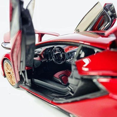 Металева машинка (1:24, 20 см.) Lamborghini Si&aacute;n FKP 37 Bburago 18-21099 в асортименті