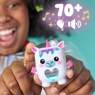 Интерактивная игрушка Nanomals S1 Белый единорог Hasbro G2210