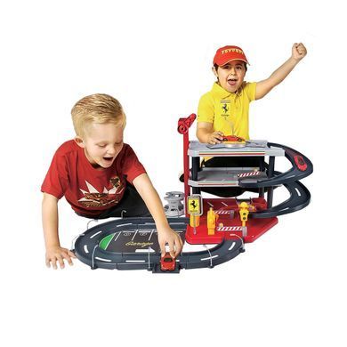 Игровой набор Гараж Ferrari Parking Garage 1/43 Bburago 18-31204 (3 уровня, 2 машинки)