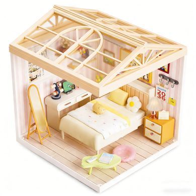 Конструктор-румбокс Спальня Dreamy Bay Scene Mini House 8004 с LED-подсветкой