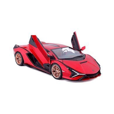 Металева машинка (1:24, 20 см.) Lamborghini Si&aacute;n FKP 37 Bburago 18-21099 в асортименті