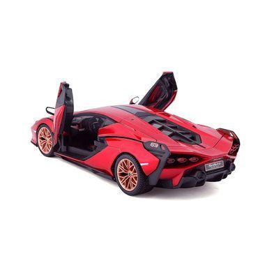 Металева машинка (1:24, 20 см.) Lamborghini Si&aacute;n FKP 37 Bburago 18-21099 в асортименті