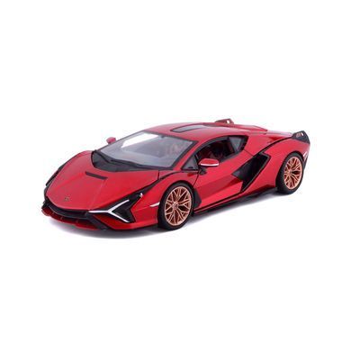 Металева машинка (1:24, 20 см.) Lamborghini Si&aacute;n FKP 37 Bburago 18-21099 в асортименті